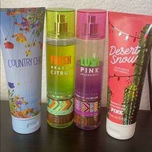 Barely used lotion and mists!
